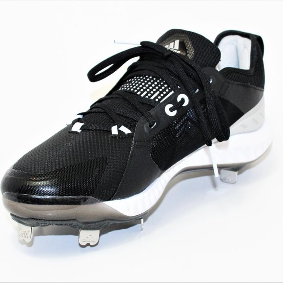 Adidas Pure Hustle Softball Cleats Black, Silver, White Women's 9 New! EG5634 - Picture 10 of 12